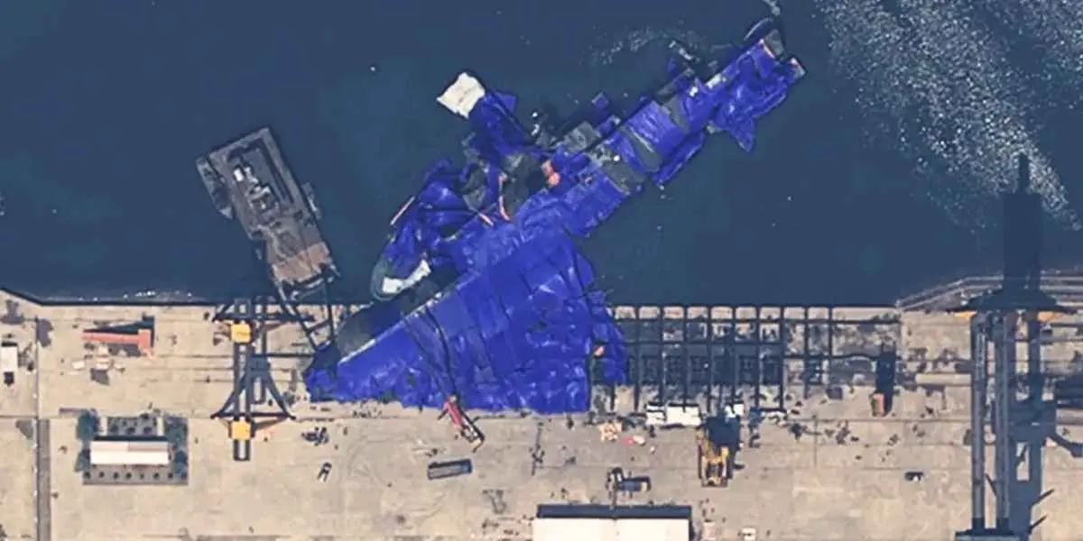 North Korea, Warship Accident, Kim Jong Un, Shipyard Investigation, Satellite Images