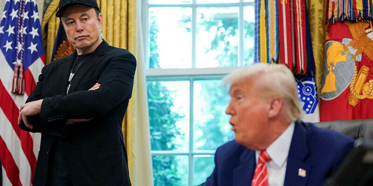 Dispute, Musk, Trump
